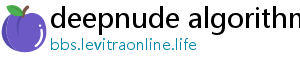 deepnude algorithm